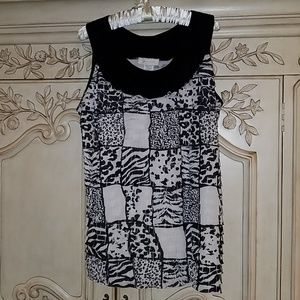 Janeric XL black n white animal print